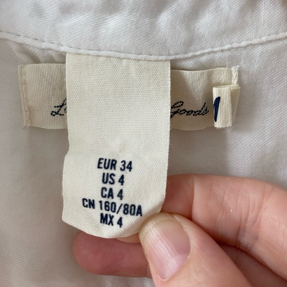 White popover shirt - Picture 4 of 4